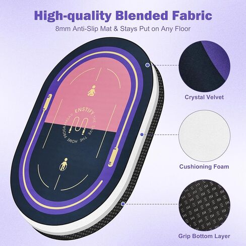 Jump Rope Mat, Large Format Non Slip Mat, Home Workout Exercise Mat, Floor Protect Durable, 63x39x0.31 Inch, Bonus Skipping Rope in Saudi Arabia