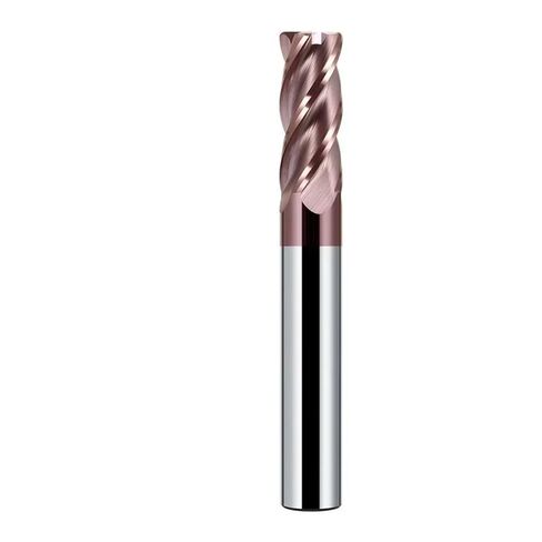 HRC62 Corner Radius End Mill R Bull Nose Milling Cutter Metal Router Tungsten Carbide Steel Tool R0.5 4Flutes(10R0.5x40x10x150) in Kuwait