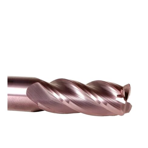 HRC62 Corner Radius End Mill R Bull Nose Milling Cutter Metal Router Tungsten Carbide Steel Tool R0.5 4Flutes(10R0.5x40x10x150) in Kuwait