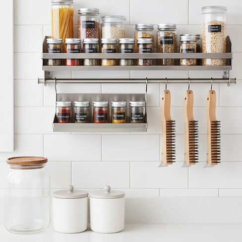 4 قطع فرشاة خدش سلكية من الفولاذ المقاوم للصدأ مع مكشطة معدنية للتنظيف، فرشاة فولاذية بمقبض خشبي مقاس 11 بوصة، أداة إزالة الشعيرات الصلبة شديدة التحمل لتنظيف طلاء خبث اللحام الصدأ in Kuwait