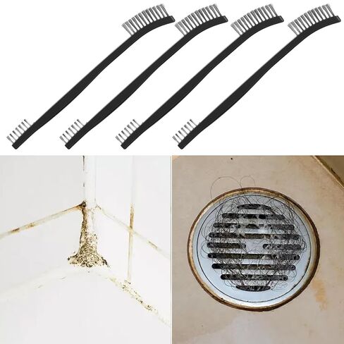 4 Pcs Small Cleaning Brushes, Small Wire Brush for Cleaning, Double-Ended Detail Cleanings Brush for Cleanings Welding Slag and Rust in Saudi Arabia