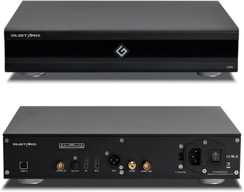 Gustard U26 USB Digital Interface DDC, DSD2048 PCM1.536MHz OCXO K2 Audio Interface, USB/10MHz Clock Input Dual IIS/AES/Optical/Coaxial/BNC Coaxial Output Low Noise Digital Bridge for X30 R30 (Silver) in Saudi Arabia