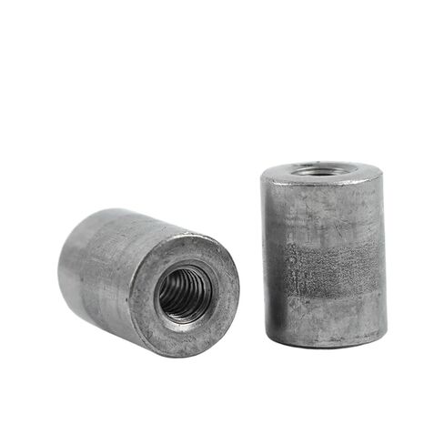 تمديد طويل جولة اقتران الجوز M5 M6 M8 M10 الكربون الصلب عمود مشترك موصل الموضوع (M6x12x8mm 2 قطعة) in Saudi Arabia