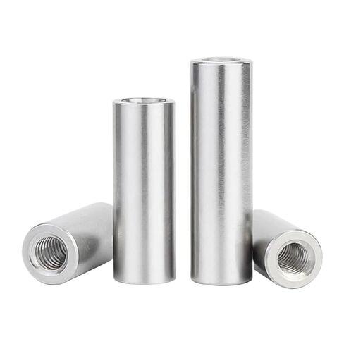 304 Stainless Steel Internal Threaded Cylindrical Pin Positioning Connecting Rod Double-Ended Pin Extension Nut M4 M5 M6 M8 M10(D12xM6 (2pcs),80mm) in Saudi Arabia