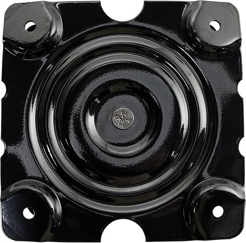 4 Corner Swivel Plate Replacement - 360 Degree Rotation - Swivel for Direct to Wood Leg Application - Made in USA in Saudi Arabia
