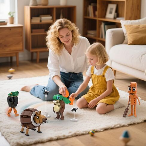 5 في 1 ألعاب البكر | 720 قطعة لبنات البكر الإيطالية | Tralalero Tralala & Tung Tung Sahur Meme Meme Kit | أعمار 6+ مجموعة البناء STEM ، ديكور المكتب هدية (صندوق هدايا) in Kuwait