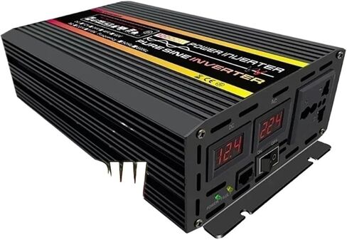 10000W/12000W Inverter Voltage Converter DC 12/24/48/60V to AC 220V 110V Transformer Solar Power Inverters(60V_110V 60HZ)(10000w with Remote,24V-60HZ 220V) in Saudi Arabia