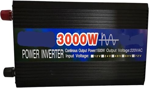 Inverter DC 12V 24V to AC 220V Power Converter 2000W 3000W 4000W Inverters with Display 50HZ 60HZ(48V_230V(60HZ))(Peak Power 2600w,48V-220V(50HZ)) in Saudi Arabia