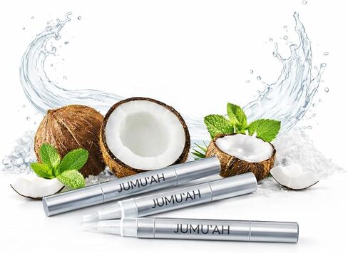 JUMU'AH Teeth Whitening Pen, Certified Non-Toxic Whitening Pen, Enamel-Safe, Whitening Without the Sensitivity, A Healthy Way to Whitening (Pack of 1-2ML) in Saudi Arabia