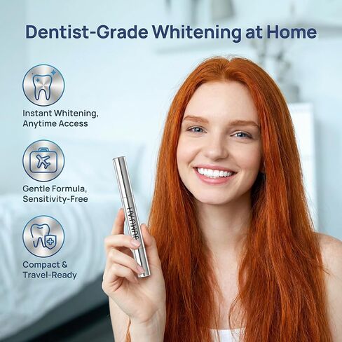 JUMU'AH Teeth Whitening Pen, Certified Non-Toxic Whitening Pen, Enamel-Safe, Whitening Without the Sensitivity, A Healthy Way to Whitening (Pack of 1-2ML) in Saudi Arabia