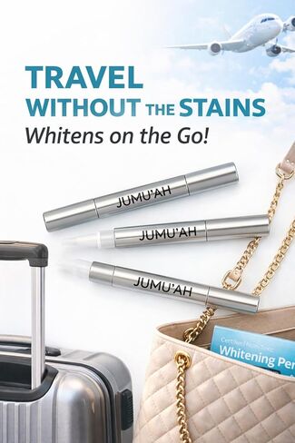 JUMU'AH Teeth Whitening Pen, Certified Non-Toxic Whitening Pen, Enamel-Safe, Whitening Without the Sensitivity, A Healthy Way to Whitening (Pack of 1-2ML) in Saudi Arabia