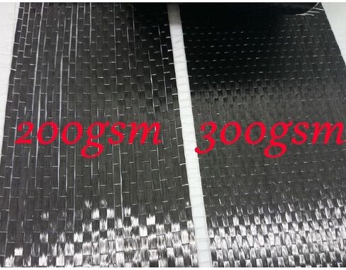 10 متر 12K T700 300gsm ألياف الكربون أحادي الاتجاه قماش من الألياف 4 "/10 سنتيمتر * 10 متر منزل تعزيز عالية القوة إصلاح المواد in Kuwait