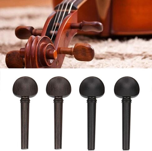 طقم ترقية قطعة ذيل الكمان 15 قطعة 4/4، قطعة ذيل من خشب الأبنوس وجسر خشب القيقب مع موالفات، ومسند الذقن، ودبوس النهاية وعمود الصوت، وإكسسوارات من الدرجة الاحترافية Luthier in Saudi Arabia