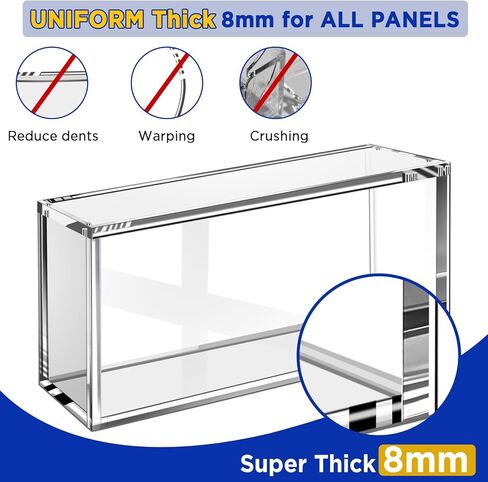 Prismatic Evolutions SPC Box Acrylic Display Case with Magnetic Lid, 8 + 8mm Thick Acrylic with 5x3mm Magnets - Compatible with Prismatic Evolutions Super-Premium Collection Box (Seals Protection) in Saudi Arabia