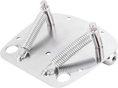 RiToEasysports Tremolo Vibrato Tailpiece Bridge Set نظام اهتزاز لترقية الجيتار مع سرج قابل للتعديل لمحبي الموسيقى مطلي بالنحاس والزنك وسبائك الصلب in Saudi Arabia