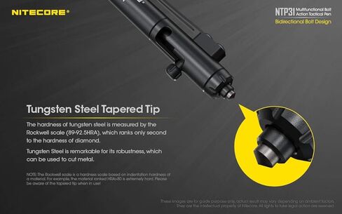 Nitecore NTP31 Aluminum Multifunctional Bolt Action Design Tactical Pen in Saudi Arabia