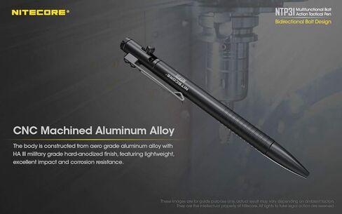 Nitecore NTP31 Aluminum Multifunctional Bolt Action Design Tactical Pen in Saudi Arabia