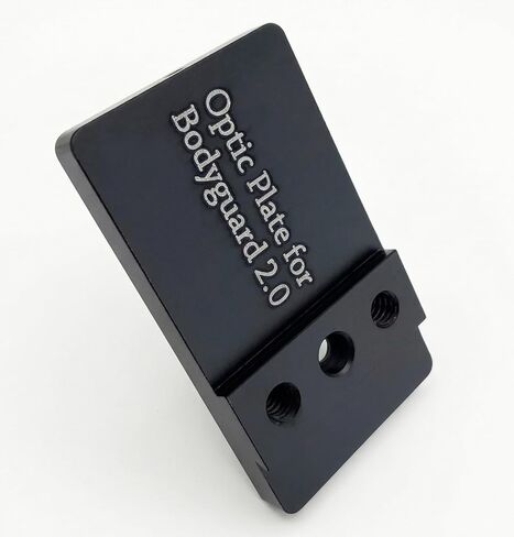 Optic Mount Plate for Smith & Wesson SW Bodyguard 2.0 - Compatible with Holosun 507K/407K, Romeo Zero, Romeo X, Burris Fastfire C, Sightmark Mini, Riton MPR D2, Shield RMS/RMSc, Sentinal, HEX Wasp in Saudi Arabia