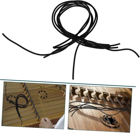 HANABASS 6pcs Thickened Yangqin Rubber Tube Durable Dulcimer Accessory Kit for Enhanced Sound Clarity and Easy String Tension Professional Replacement for Your Dulcimer in Saudi Arabia