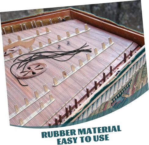 Toyvian 6pcs Rubber Tubes for Yangqin Dulcimer Durable Instrument Rubber Hose High Resilience Toughness Replacement Parts for Musical Instruments in Saudi Arabia