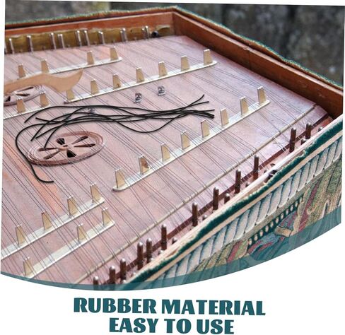 6 قطع من الأنابيب المطاطية السميكة من Yardwe لإكسسوارات Dulcimer الاحترافية Yangqin مصممة لحماية الصوتيات والأدوات، مرنة وسهلة الاستخدام ومناسبة للأداء الأمثل in Saudi Arabia
