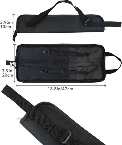 مجموعة مطارق الطبل، 4 أزواج (طبلة اللباد + المطاط + الماريمبا + 5A) مع حقيبة تخزين، ملحقات أدوات الإيقاع للطبل الفولاذي، طبلة الجهير، الغلوكنسبيل، مطرقة إكسيليفون in Kuwait