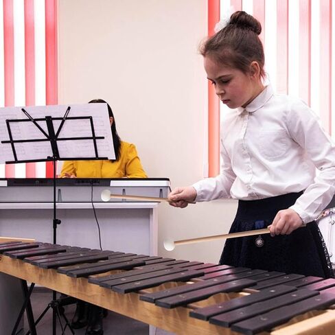 مجموعة مطارق الطبل، 4 أزواج (طبلة اللباد + المطاط + الماريمبا + 5A) مع حقيبة تخزين، ملحقات أدوات الإيقاع للطبل الفولاذي، طبلة الجهير، الغلوكنسبيل، مطرقة إكسيليفون in Kuwait