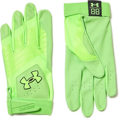 قفازات بيسبول للتنظيف للرجال من Under Armour، (362) Cyber ​​Green/Hyper Green/Cyber ​​Green، مقاس كبير in Saudi Arabia