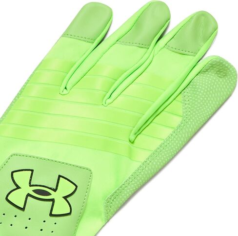قفازات بيسبول للتنظيف للرجال من Under Armour، (362) Cyber ​​Green/Hyper Green/Cyber ​​Green، مقاس كبير in Saudi Arabia
