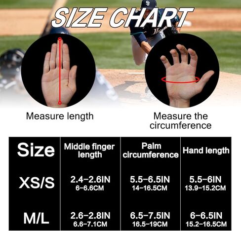 Classic Youth Baseball Batting Gloves - Extra Grip, Enhanced Optimal, Shock Absorption, Breathable and Stretchy Softball Glove, Ideal Gift for Kids, Boys, Girls in Saudi Arabia