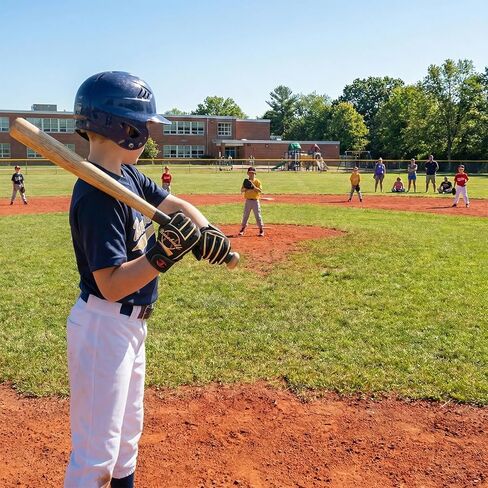 Classic Youth Baseball Batting Gloves - Extra Grip, Enhanced Optimal, Shock Absorption, Breathable and Stretchy Softball Glove, Ideal Gift for Kids, Boys, Girls in Saudi Arabia