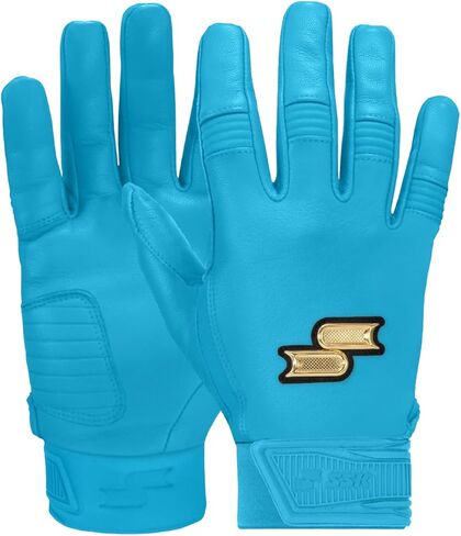 SSK Showcase Youth Baseball Batting Gloves - Durable Full Cabretta Leather Glove - 8 Colors in Saudi Arabia