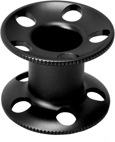 Aluminum Alloy Diving Finger Spool Reel, Lightweight, Compact, 3 Color Options - Corrosion Resistant, Ergonomic Design, Scuba Gear and Diving Accessories (Black) in Saudi Arabia