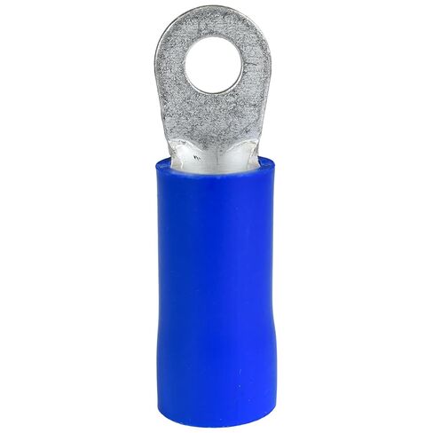 PAPUGA 10 قطع 6 AWG (16 مم2) #10 / M5 موصل تجعيد حلقي معزول، 600 فولت 88 أمبير، مقبض طاقة UL cUL للعاكس للأسلاك الشمسية والبحرية، والطاقة الشمسية والعاكس in Kuwait