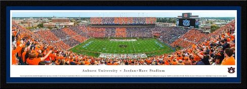 Blakeway Worldwide Panoramas, Inc. Auburn Football, Stripe The Stadium - Panoramic Framed Pictures or Poster in Saudi Arabia