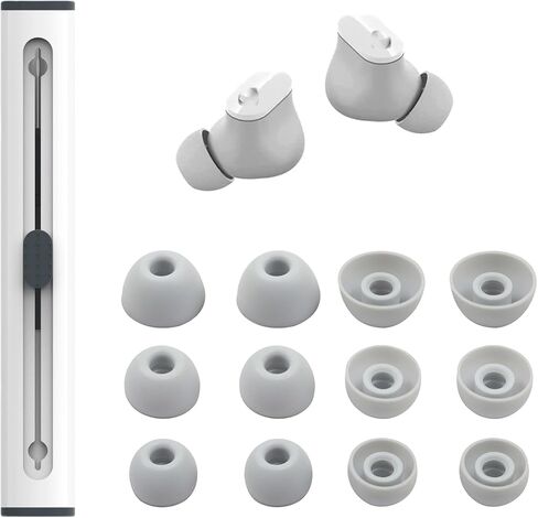 hopopower 6 Pairs Replacement Silicone Ear Tips Compatible with Beats Studio Buds/Fit Pro/Studio Buds +, Silicone Earbuds Eartips Buds Cover Set for Beat Studio Buds (Black) in Kuwait