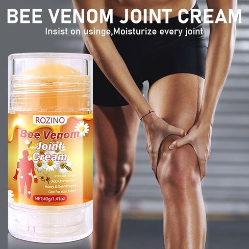 Bee Venom Joint ment Cream - Natural Joint & Muscle Support with Honey & Botanical Oils - Lightweight, Non-Sticky Moisturizer (1) in Kuwait