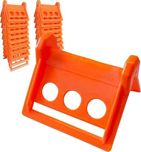20 Pack Flatbed Edge Protectors,4"Ratchet Strap Protector, Heavy Duty Cargos Strap Protectors, Protects Cargo Edges, Flatbed Accessories Plastic Protectors (orange) in Saudi Arabia