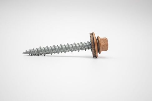 1-1/2" Metal Roofing Screws - 250 Pcs - Copper Penny (Copper) in Saudi Arabia
