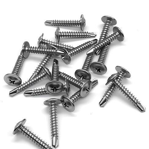 210pcs #8 x 3/4" Sheet Metal Self-Tapping Screws 410 Stainless Steel Truss Head High-Strength Quick Tapping Screws in Kuwait