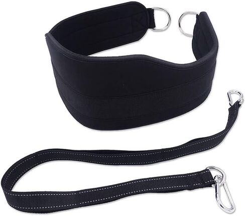 Diving Fitness Weight Lifting the Belt, Heavy Chain Is Widely Filled, Pulling the Cracking Bodybuilding in Saudi Arabia