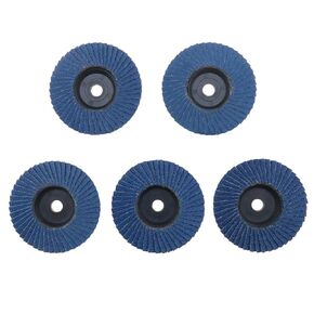 The Lord of the Tools 10PCS Flap Disc 40/60/80/100/120 Grit Flap Sanding Disc 76x10mm Grinding Wheel Abrasive Grinding Disc for All Standard 76mm Angle Grinders