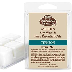 Fabulous Frannie Lavender Pure & Natural Soy Candle Meltie/Tart/Melts Made with Lavender Essential Oils 2.75oz (Pack of 2)
