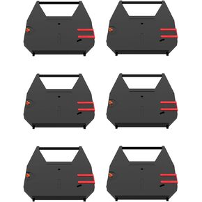 Bigger 6-Pack Replacement for Brother 7020 Ribbon - CE-25 35 40 45 50 50XL 58 60 65 68 70 333 CX-80 90 95 PRO-400 420 440 460 EM-401 411 430 450 530 550 630 WP-55 200 500 510+ 650 Correctable Ribbon