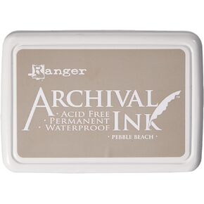 RANGER INDUSTRIES ARCHIVAL INKPAD #0 BCH, Pebble Beach