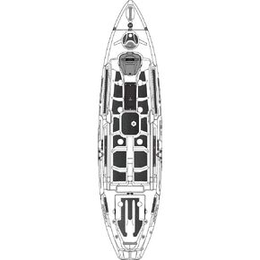 Wilderness Systems Silent Traction Pad Kit - Custom Fit - Rubberized Kayak Traction Kits