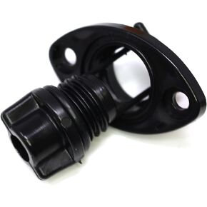 JSP Manufacturing Universal Kayak Plastic Drain Plug and Base Assembly Kit for Pelican Kayaks/Lifetime Kayaks/Wilderness System