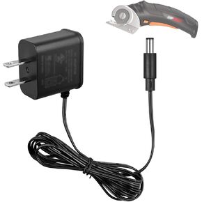 6V AC Power Adapter Charger Cord Compatible with Worx WX082L 4V ZipSnip Cordless Electric Scissors-5.28Ft/1.6Mtr UL Listed Charging Cable with Power Adapter