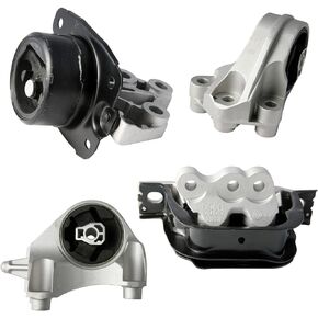 StanceMagic - 4pcs Motor Mounts Set Compatible with 2010-2017 Chevy Equinox with 2.4L Automatic Transmission - Engine Mount Kit