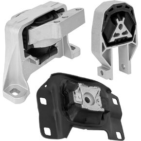 3PCS Engine Motor & Transmission Mount Set Compatible with Ford Escape 2013 2014 2015 2016, Transit Connect 2014-2021 2.0L 2.5L Front Engine Motor Rear Upper Transmission Mount A5631, A5520, A5612